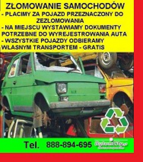 SKUP  SAMOCHODÓW  DO  ZŁOMOWANIA